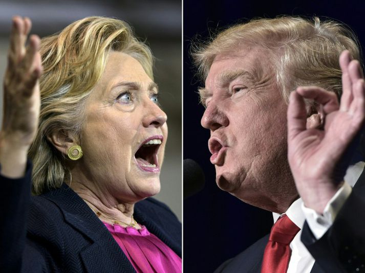 Bæði Trump og Clinton lögðu mikla áherslu á að tryggja sér sigur í Flórída.