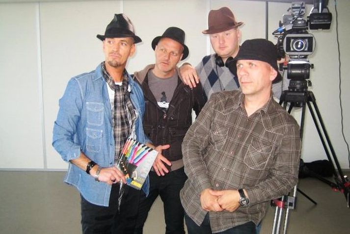 Karl Berndsen, Rafn Rafnsson, Guðlaugur M. Einarsson og Bjarki Guðjónsson.