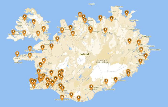 Hraðhleðslustöðvar hringinn í kringum landnið eru nú 147 talsins (skv. plugshare.com). Brimborg Bílorka hefur sett upp 12 hraðhleðslustöðvar á síðustu 12 mánuðum.