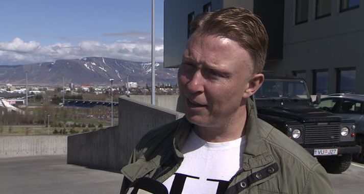 Halldór Jóhann Sigfússon ræddi við Stöð 2 og Vísi í sólinni í dag, á leið sinni í Kaplakrika.