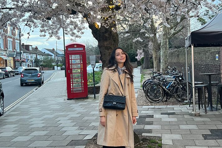 Anna Jia nýtur sín vel í stórborginni London.