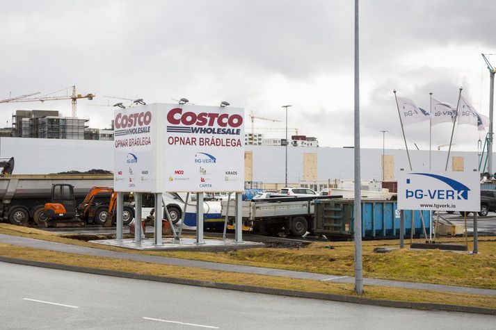 Stefnt er að opnun Costco í Kauptúni í Garðabæ í lok maí næstkomandi.