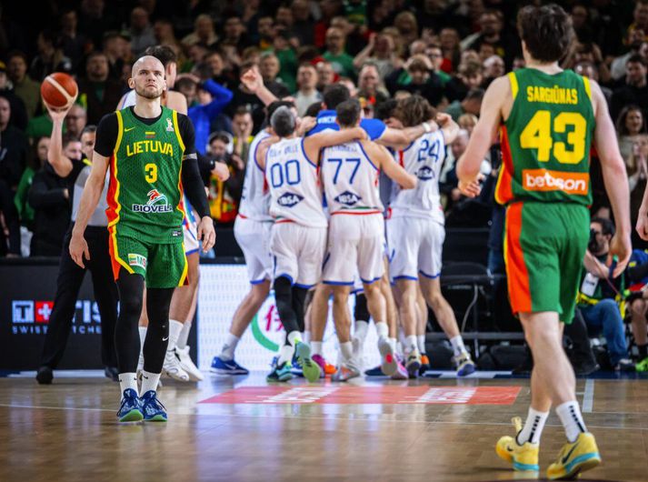 Litháarnir voru svekktir í leikslok