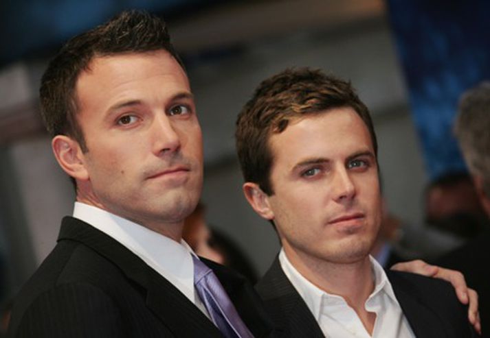 Affleck ásamt bróður sínum sem leikur eitt aðalhlutverkið í myndinni