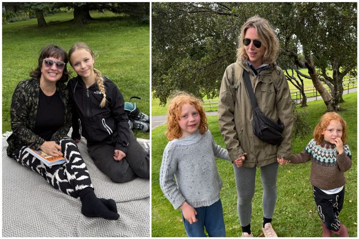 Sigríður Ólöf Sigurðardóttir og Salka Emilsdóttir voru líka staddar á höfuðborgarsvæðinu þegar almyrkvinn reið yfir, Anna Kristínn var með sonum sínum í Hlíðunum meðan á honum stóð. 