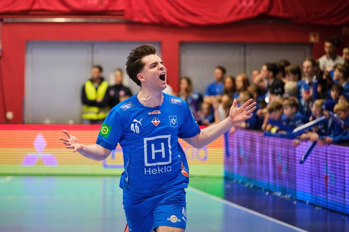 Benedikt Marinó skoraði sigurmark Stjörnunnar á lokasekúndum leiksins. 