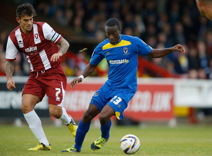 Rashid Yussuff í leik með AFC Wimbledon.