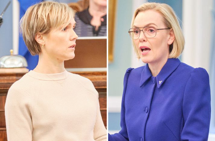 Guðrún rifjaði upp umræðu sem Kristrún tók þátt í fyrir tveimur árum og sneri að afar háum launum æðstu embættismanna, en nú hins vegar léti hún sem ekkert væri.