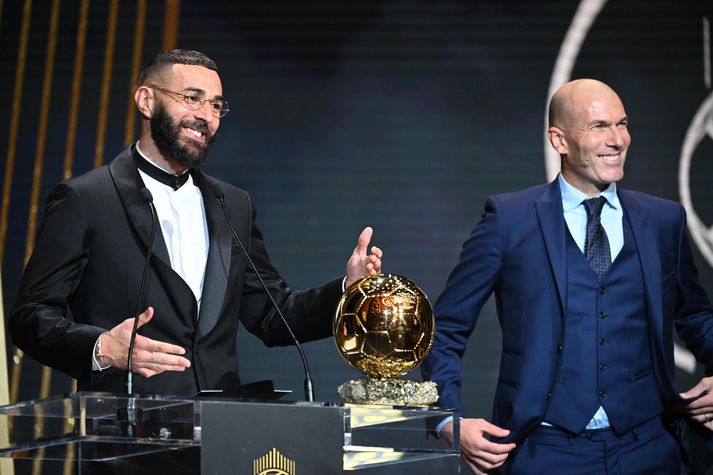 Karim Benzema, Gullboltinn og Zindedine Zidane.