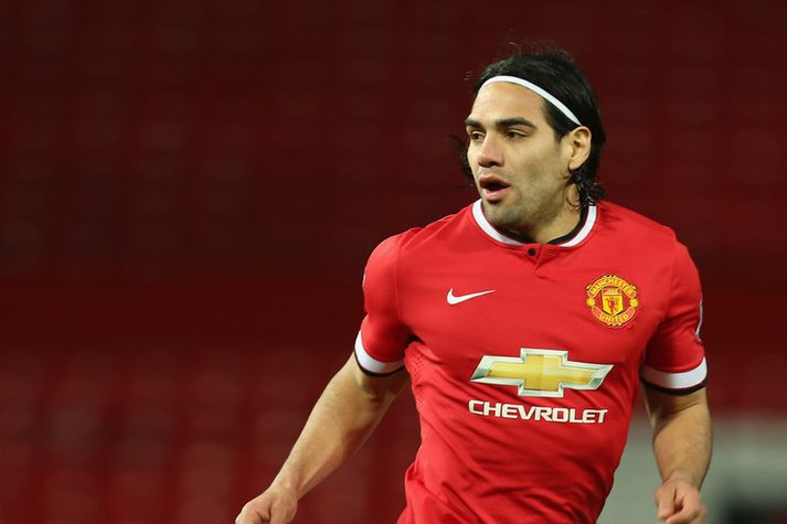 Falcao í leik með United.