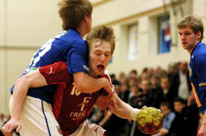 Það voru hörð átök á Seltjarnarnesi í kvöld