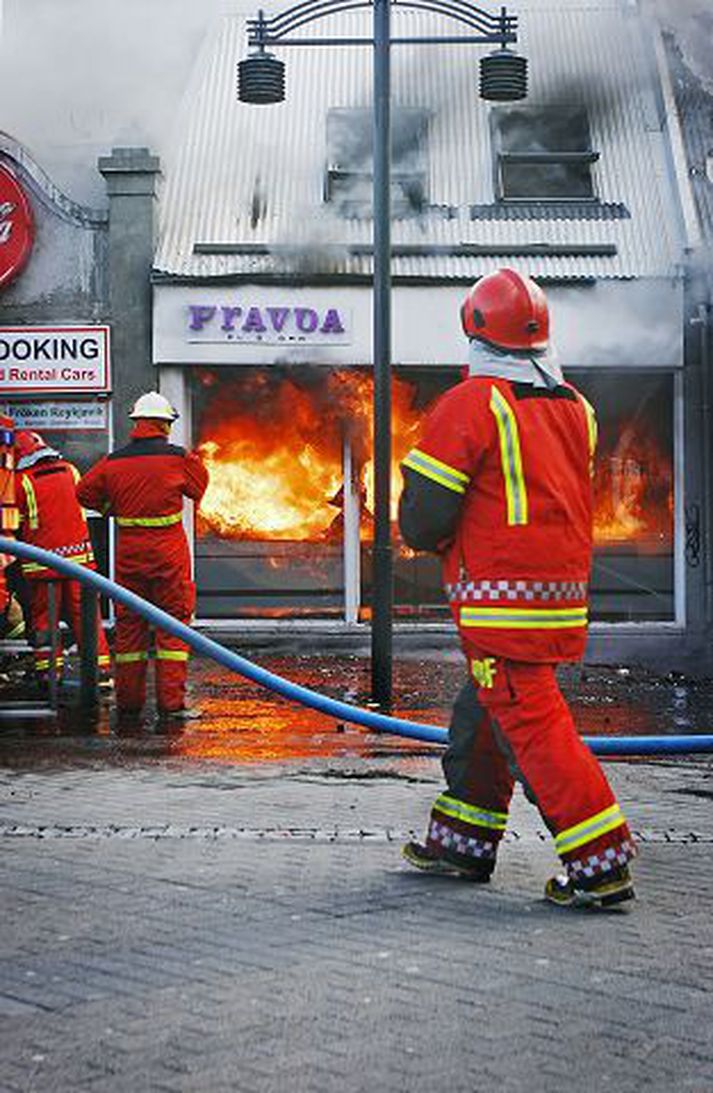 Uppbygging hér átti að hefjast að loknu forvali á verktaka. Fréttablaðið/Anton
