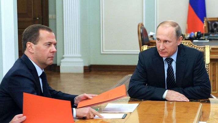 Medvedev hefur bannað innflutning á matvælum frá Íslandi.