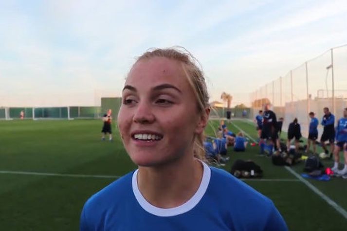 Glódís Perla Viggósdóttir er orðin einn reynslumesti leikmaður íslenska liðsins.