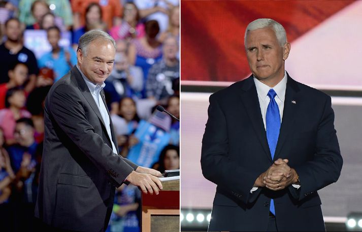 Tim Kaine og Mike Pence