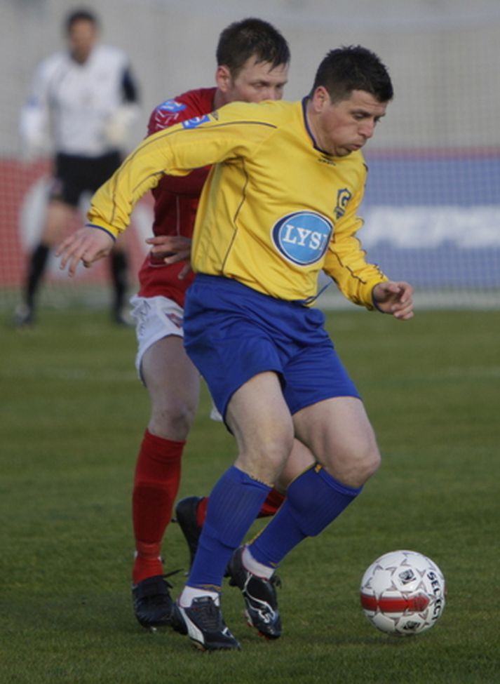 Bjarni Ólafur Eiríksson og Scott Ramsay þurfa báðir að taka út leikbann.