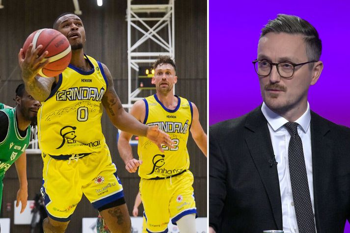 Khalil Shabazz ætti að vera áfram í Grindavík að mati Sævars, þó hann sé stundum svolítið villtur. 