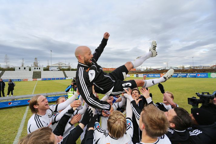 Bjarki Gunnlaugsson var tolleraður eftir síðasta leik sinn fyrir FH.