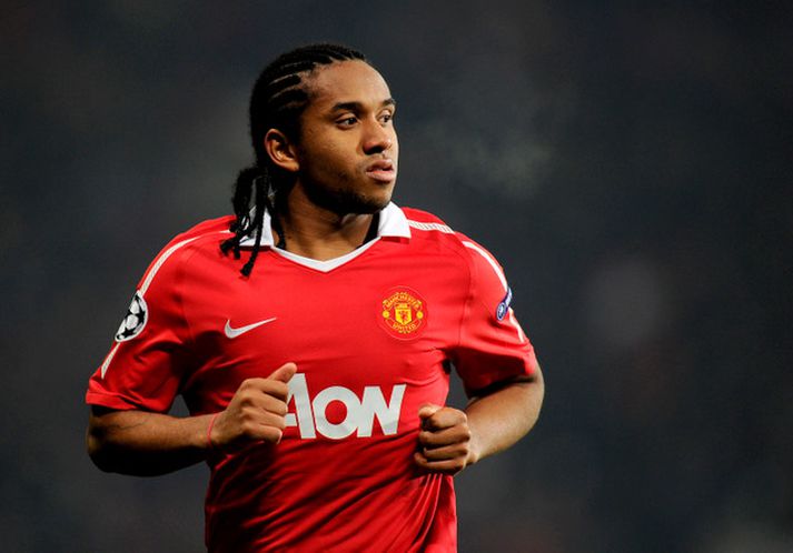 Anderson í leik með Manchester United.
