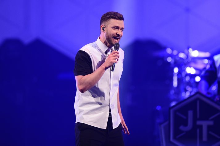 Justin Timberlake á tónleikum.