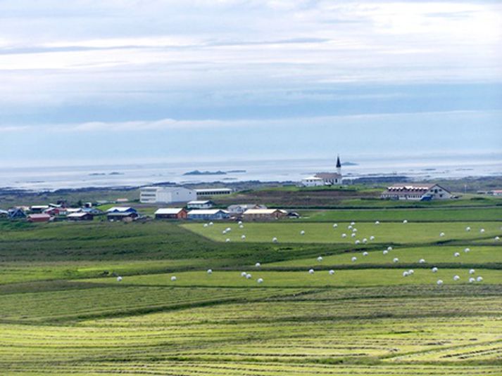 Kosið var á Reykhólum í dag. Mynd/ Jón Sigurður.