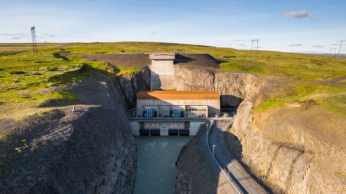 Sultartangastöð við Þjórsá.