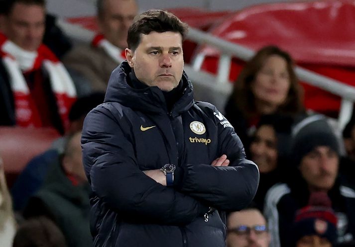 Pochettino var ekki skemmt yfir leik kvöldsins.