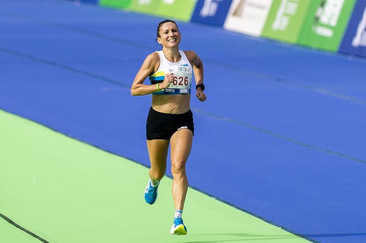 Caitriona Jennings er Ólympíufari og hefur keppt í hlaupum nær alla tíð. Nú einbeitir hún sér að lengri hlaupum.