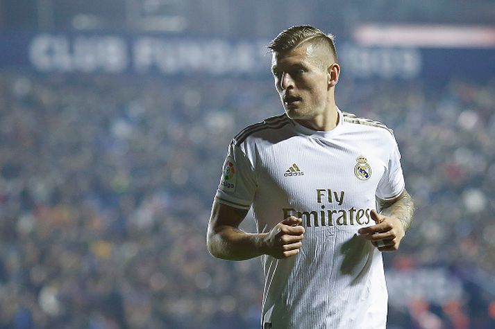 Kroos í tapi Real gegn Levante um helgina.