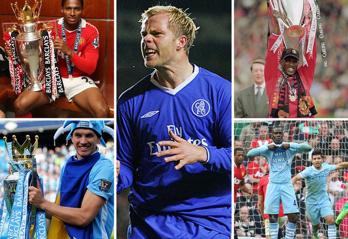 Eiður Smári varð meistari með Chelsea í tvígang.