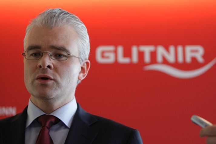 Lárus Welding þegar hann starfaði sem bankastjóri Glitnis.