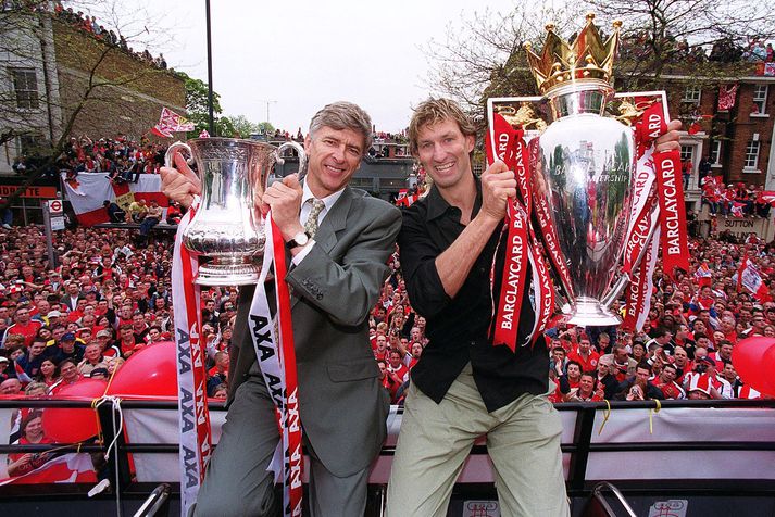 Arsene Wenger og Tony Adams eru ekki vinir.