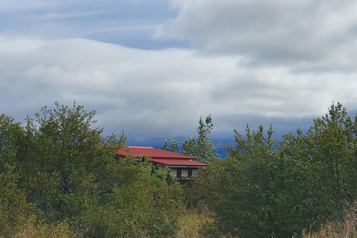 Sumarbústaðurinn í Heyholtslandi í Borgarfirði þar sem amfetamínsframleiðslan fór fram.