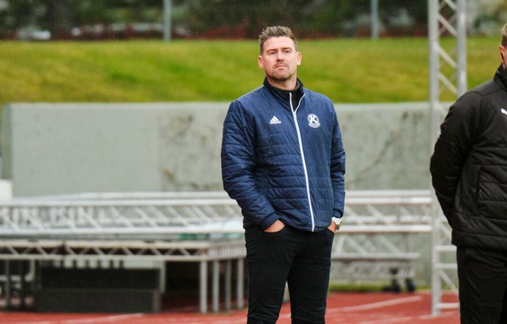 Haraldur Freyr Guðmundsson sá sína menn fara illa með dauðafæri í blálokin.