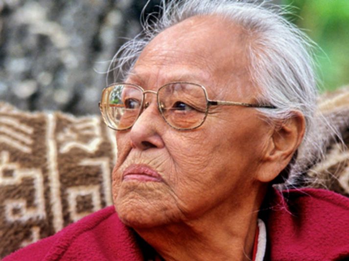 Marie Smith Jones var síðasta manneskjan sem talaði Eyak tungumálið.