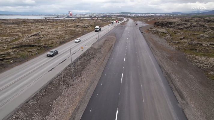 Vegavinna verður á Reykjanesbraut í dag og á morgun. 