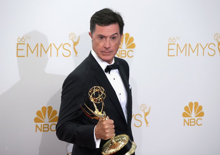 Stephen Colbert þekkir Emmy-verðlaunin vel.