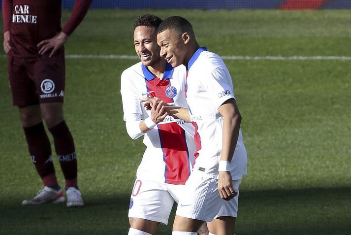 Kylian Mbappe og Neymar hafa skorað saman fjórtán mörk í Meistaradeildinni og alls 51 mark saman í öllum keppnum.