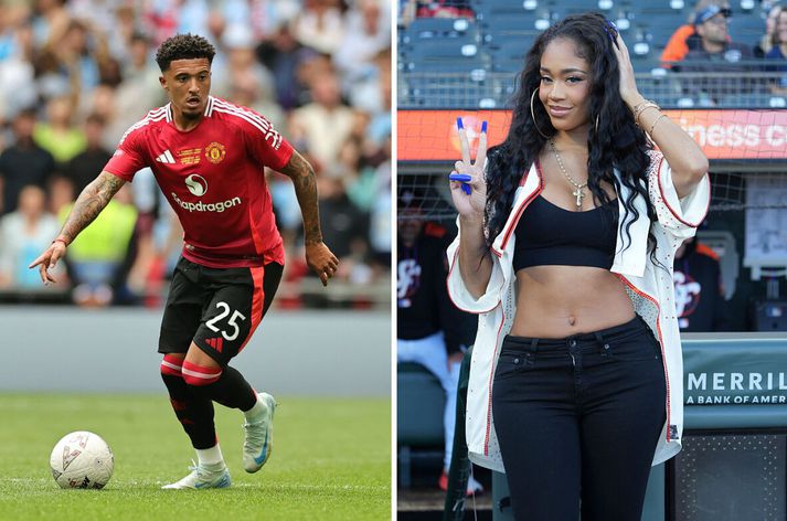Jadon Sancho og Saweetie hafa verið að hittast allt þetta ár.