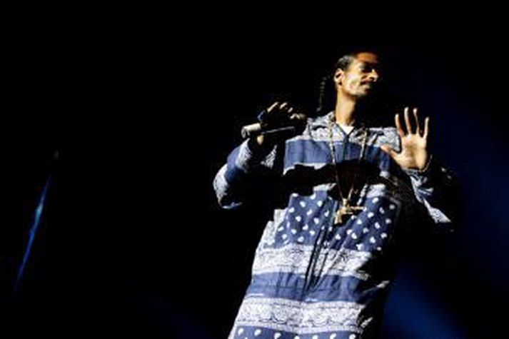 Snoop Dogg á tónleikum sínum í Egilshöll fyrir tæpum tveimur árum