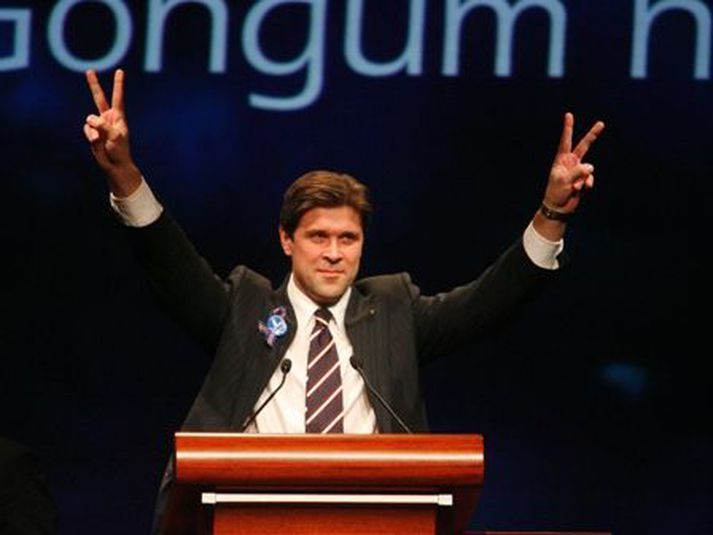 Bjarni Benediktsson á síðasta landsfundi.
