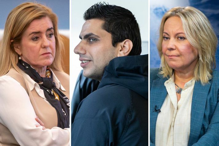 Bryndís Haraldsdóttir og Sigríður Á Andersen velta fyrir sér nafnabreytingu Mohamads Thors Jóhannessonar, sem áður bar eftirnafnið Kourani.