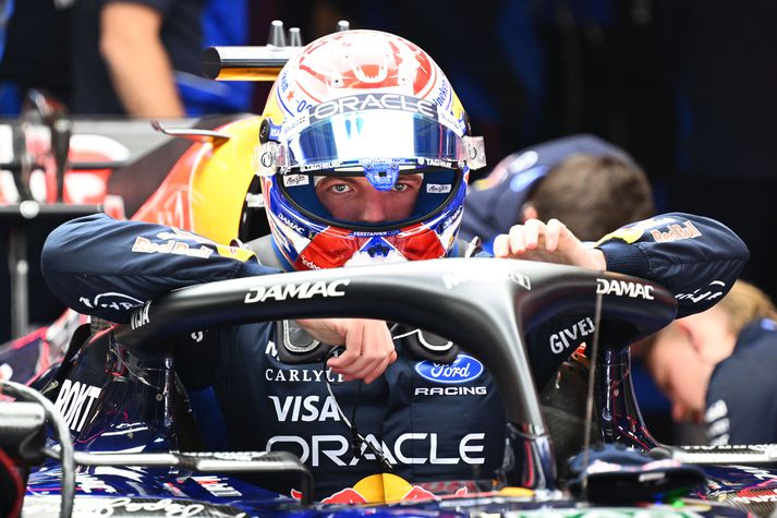 Max Verstappen á ekki von á því að Red Bull nái í mörg stig í kínverska kappakstrinum á morgun.