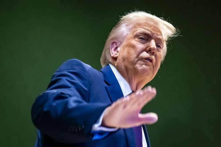 Donald Trump Bandaríkjaforseti.