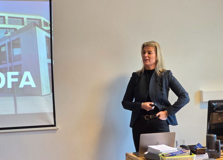 Bryndís Alexandersdóttir, sem er viðskiptastjóri hjá Íslandsstofu á kynningarfundinum á Selfossi í vikunni.