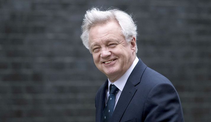 David Davis, Brexitráðherra bresku stjórnarinnar.