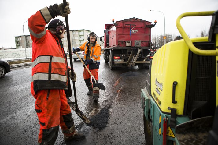 Lagðir voru 30 kílómetrar af malbiki á liðnu ári í Reykjavík.