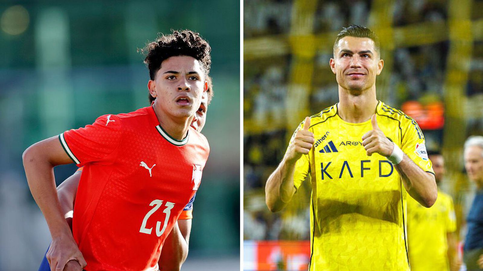 Ronaldo gæti spilað með syni sínum