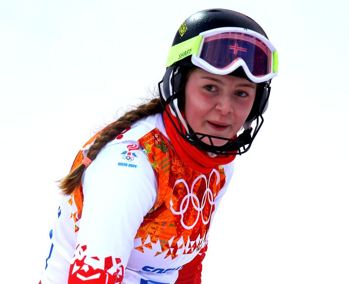 Helga María Vilhjálmsdóttir gerði það gott um helgina.
