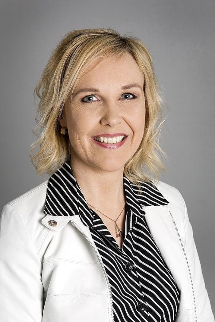 Una María Óskarsdóttir, varabæjarfulltrúi í Kópavogi, er ánægð með skíðasvæði höfuðborgarsvæðisins.
